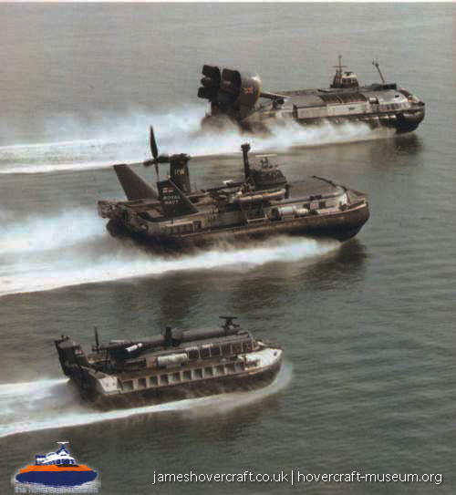 Military Hovercraft with the Royal Navy -  (credit: The <a href='http://www.hovercraft-museum.org/' target='_blank'>Hovercraft Museum Trust</a>).